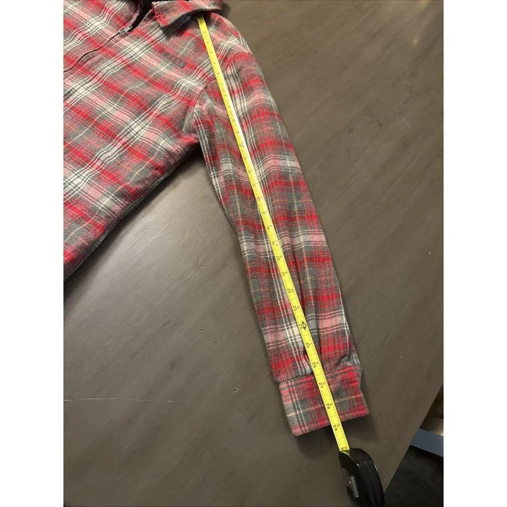 Polo Ralph Lauren  Jean Co Flannel Shirt Jacket Shacket Heavyweight Vintage L